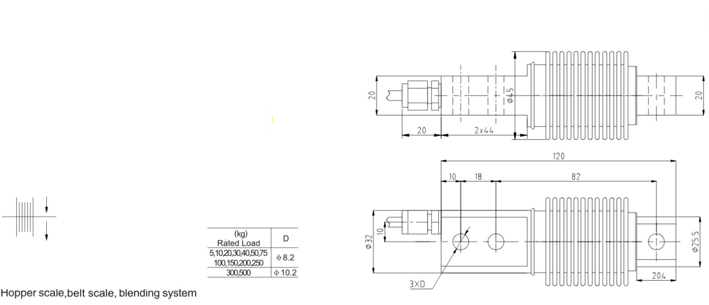 CKörüklü Tip / Bellow Type Load Cell